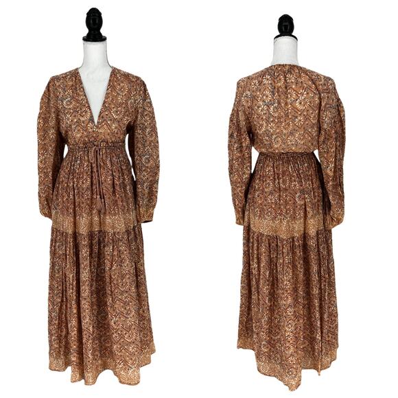 Ulla Johnson Althea Maxi Dress In Rose - Picture 3 of 15